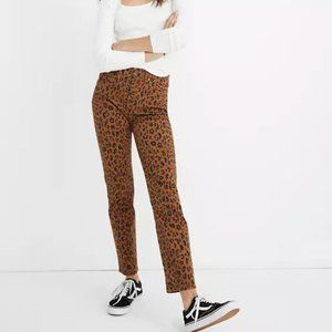 Madewell Stovepipe Jeans in Leopard
